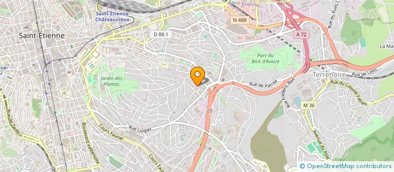 localisation de l'entreprise COPROPRIETE FLEURS  SAINT-ETIENNE