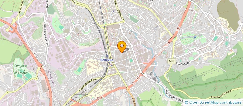 localisation de l'entreprise COPROPRIETE FLORIA  SAINT-ETIENNE