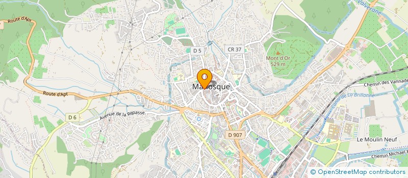 localisation de l'entreprise COPROPRIETE FONTAINE DES MARTELS à MANOSQUE