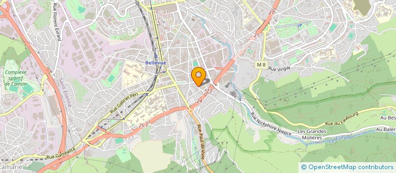 localisation de l'entreprise COPROPRIETE FONTFREDE  SAINT-ETIENNE