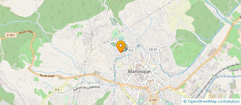 localisation de l'entreprise COPROPRIETE FOUGERES GLYCINES à MANOSQUE