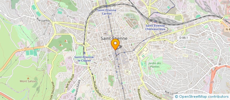 localisation de l'entreprise COPROPRIETE FOY  SAINT-ETIENNE