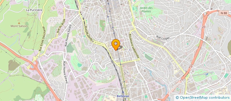 localisation de l'entreprise COPROPRIETE FRANCE MUTUELLE  SAINT-ETIENNE