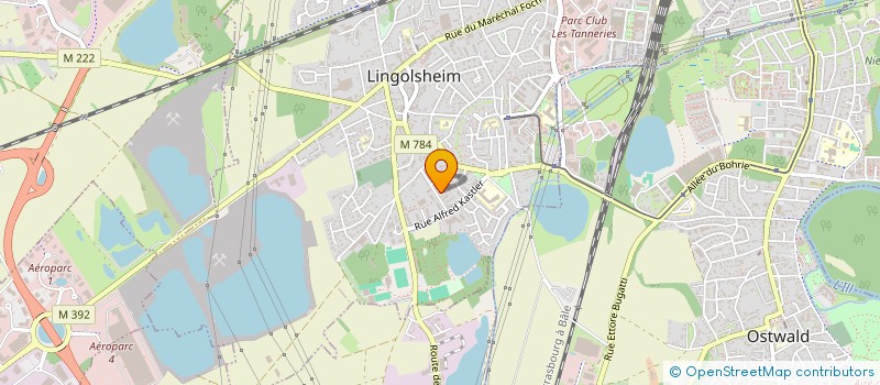 localisation de l'entreprise COPROPRIETE FRANCOIS VILLON  LINGOLSHEIM