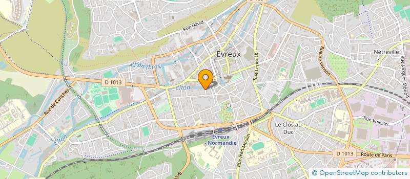 localisation de l'entreprise COPROPRIETE FRANCOIS VILLON N.161  EVREUX