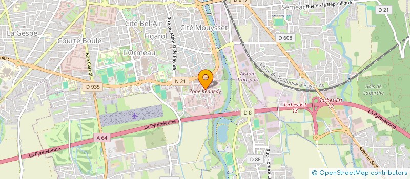 localisation de l'entreprise COPROPRIETE FRUITS ET LEGUMES  TARBES