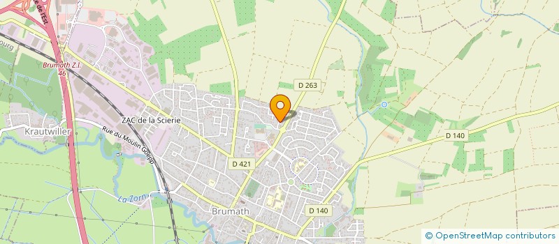 localisation de l'entreprise COPROPRIETE G. SAND  BRUMATH