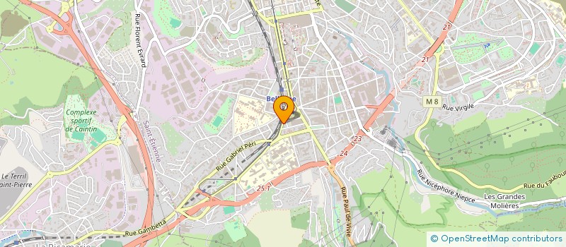 localisation de l'entreprise COPROPRIETE GABRIEL PERI  SAINT-ETIENNE