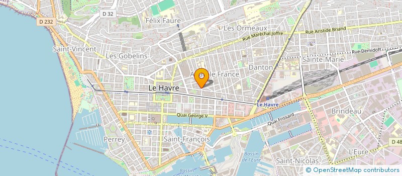 localisation de l'entreprise COPROPRIETE GALLIENI BASTION MARTINIQUE à LE HAVRE