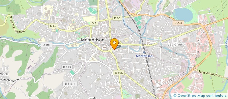 localisation de l'entreprise COPROPRIETE GAMBETTA  MONTBRISON