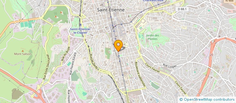 localisation de l'entreprise COPROPRIETE GAMBETTA  SAINT-ETIENNE