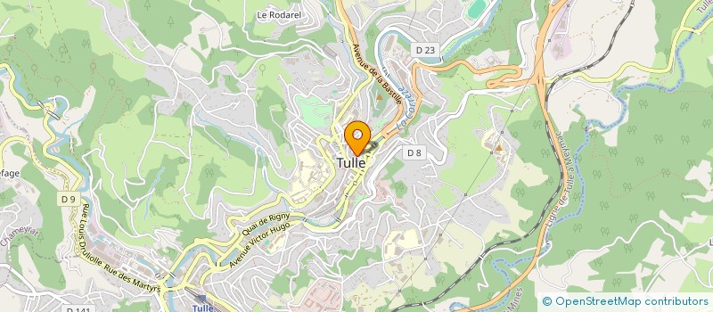 localisation de l'entreprise COPROPRIETE GAMBETTA 16  TULLE