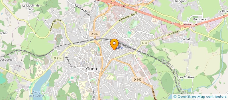 localisation de l'entreprise COPROPRIETE GARACTUM 49 à GUERET