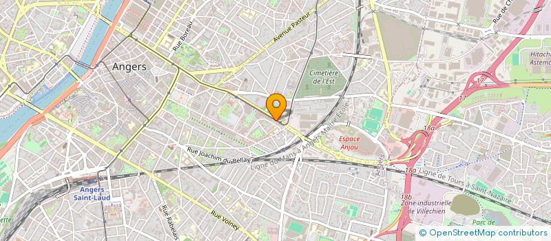 localisation de l'entreprise COPROPRIETE GARAGE DL à ANGERS