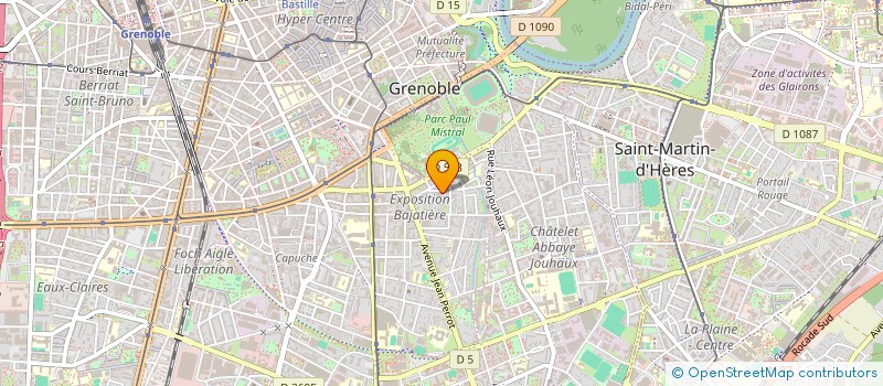 localisation de l'entreprise COPROPRIETE GARAGE MOLITOR  GRENOBLE