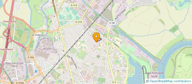 localisation de l'entreprise COPROPRIETE GARAGES GRANDS CHAMPS  CHALON-SUR-SAONE