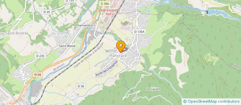 localisation de l'entreprise COPROPRIETE GARAGES ST ROCH 2  MONTGENEVRE