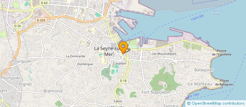 localisation de l'entreprise COPROPRIETE GARIBALDI  LA SEYNE-SUR-MER