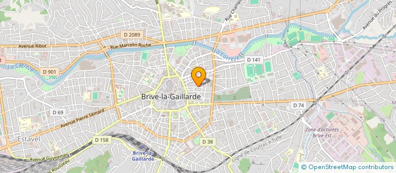 localisation de l'entreprise COPROPRIETE GAULIES  BRIVE-LA-GAILLARDE