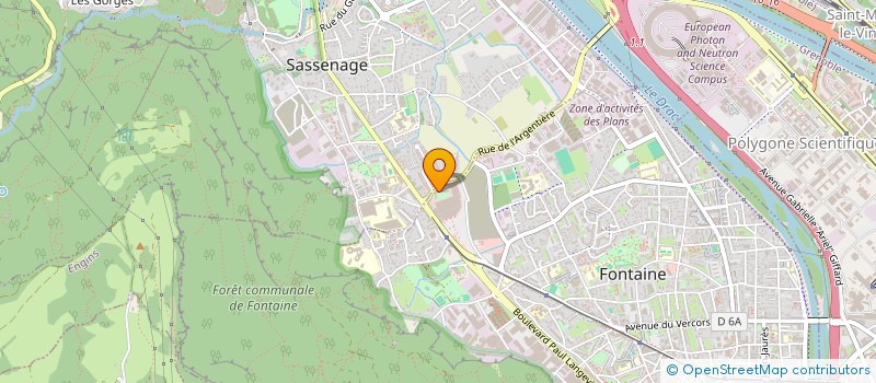 localisation de l'entreprise COPROPRIETE GENERALE LES PIES  FONTAINE