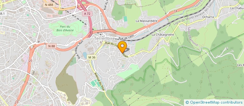 localisation de l'entreprise COPROPRIETE GENETS  SAINT-ETIENNE