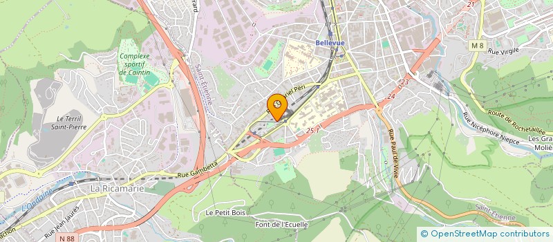 localisation de l'entreprise COPROPRIETE GENETS  SAINT-ETIENNE