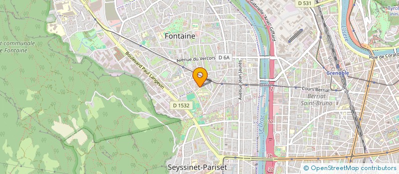 localisation de l'entreprise COPROPRIETE GEORGES SAND  FONTAINE