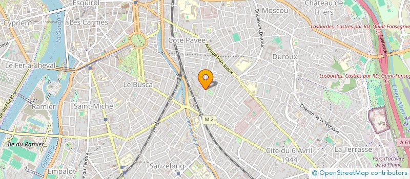 localisation de l'entreprise COPROPRIETE GEORGES V à TOULOUSE
