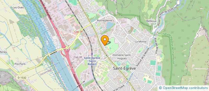 localisation de l'entreprise COPROPRIETE GERMINAL  SAINT-EGREVE