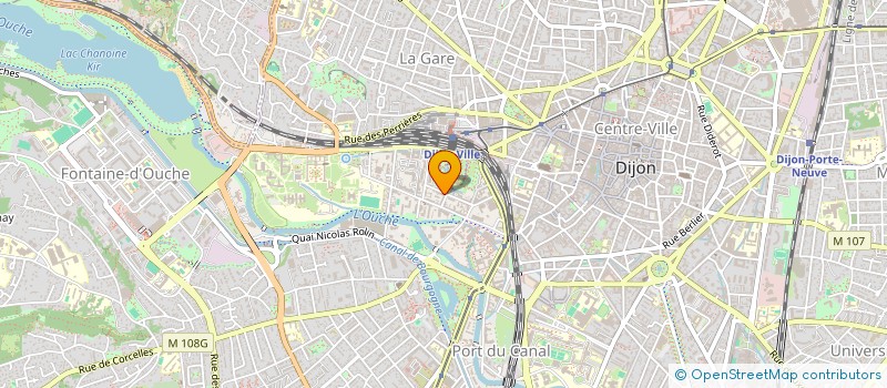localisation de l'entreprise COPROPRIETE GLYCINES DIJON à DIJON