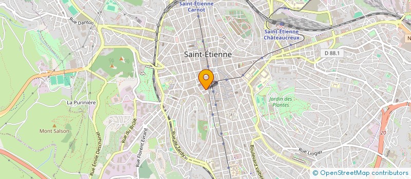 localisation de l'entreprise COPROPRIETE GOUTORBE BERTHOUZE  SAINT-ETIENNE