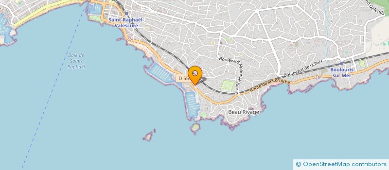 localisation de l'entreprise COPROPRIETE GRAND LARGE à SAINT-RAPHAEL