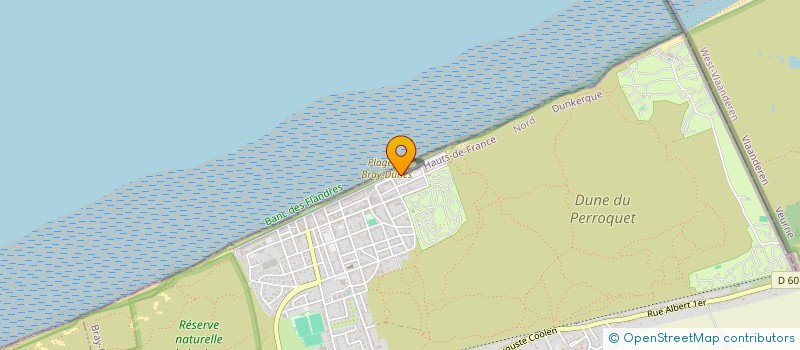 localisation de l'entreprise COPROPRIETE GRAND LARGE  BRAY-DUNES