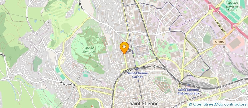 localisation de l'entreprise COPROPRIETE GRAND PAVOIS  SAINT-ETIENNE