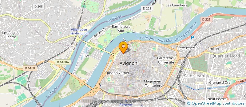 localisation de l'entreprise COPROPRIETE GRANDE FUSTERIE  AVIGNON