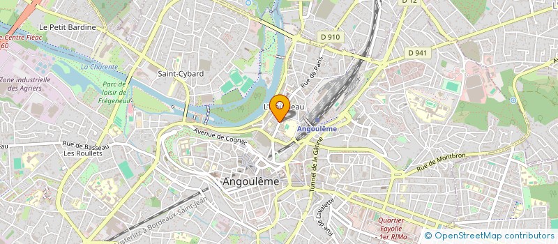 localisation de l'entreprise COPROPRIETE GRANGIE-BLIDACH à ANGOULEME