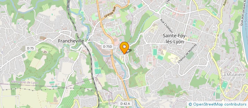 localisation de l'entreprise COPROPRIETE  GRAVIERE ILOT 12  SAINTE-FOY-LES-LYON