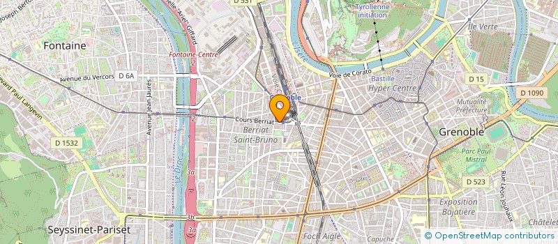 localisation de l'entreprise COPROPRIETE GROUPE CAISSE D EPARGNE  GRENOBLE