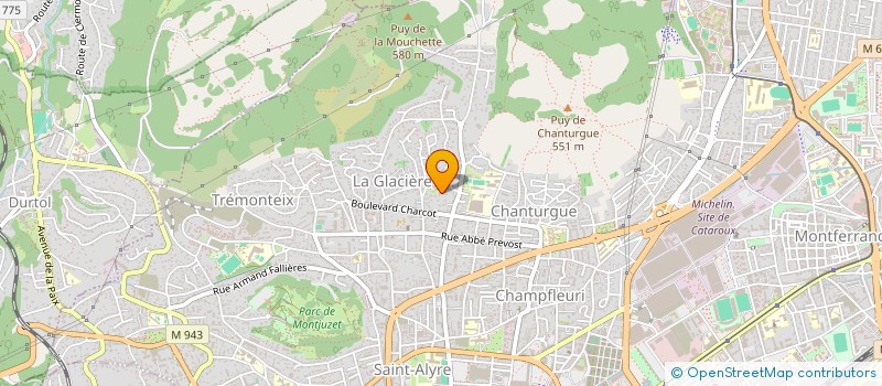 localisation de l'entreprise COPROPRIETE HAMEAU DES COTES FLEURIES  CLERMONT-FERRAND