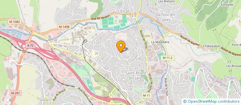 localisation de l'entreprise COPROPRIETE HAUBTMANN JOSEPH  SAINT-PRIEST-EN-JAREZ