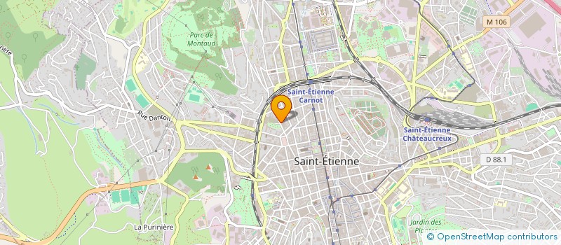 localisation de l'entreprise COPROPRIETE HELIOS  SAINT-ETIENNE