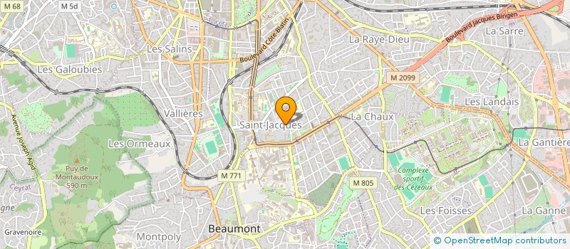 localisation de l'entreprise COPROPRIETE HERACLES  CLERMONT-FERRAND