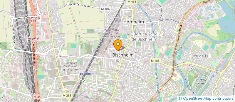 localisation de l'entreprise COPROPRIETE HERM  BISCHHEIM