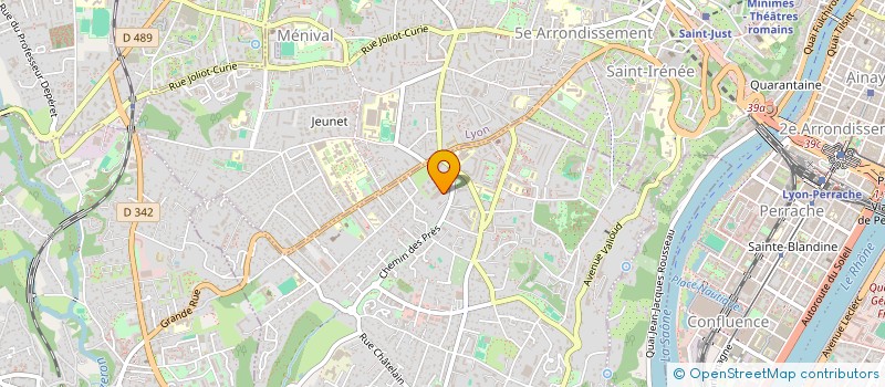 localisation de l'entreprise COPROPRIETE  HORIZON  SAINTE-FOY-LES-LYON