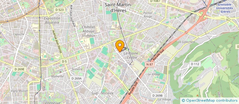 localisation de l'entreprise COPROPRIETE HORIZON  SAINT-MARTIN-D'HERES