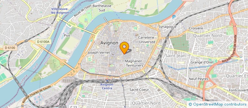 localisation de l'entreprise COPROPRIETE HOTEL DE FELIX  AVIGNON