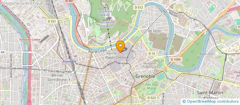 localisation de l'entreprise COPROPRIETE HUIT GDE RUE  GRENOBLE