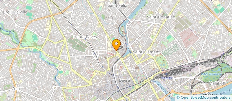 localisation de l'entreprise COPROPRIETE IMM 17 RUE PAUL BELLAMY  NANTES