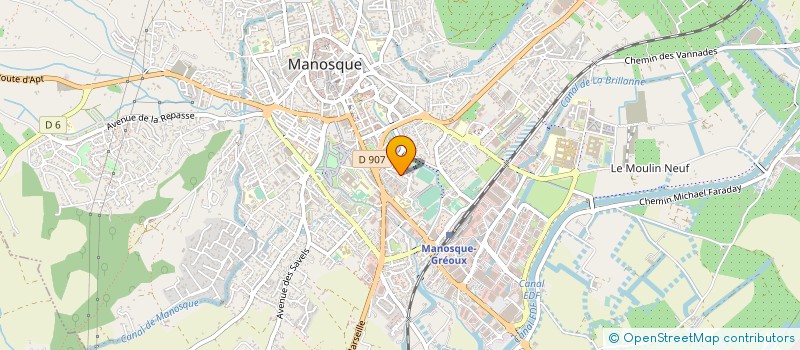localisation de l'entreprise COPROPRIETE IMM C LA PONSONNE à MANOSQUE