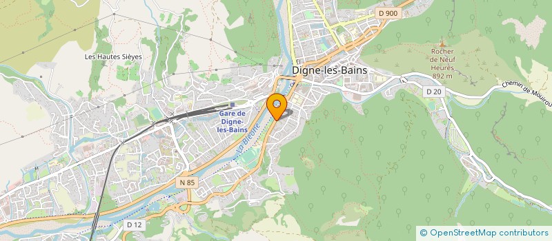 localisation de l'entreprise COPROPRIETE IMM GAMBETTA à DIGNE-LES-BAINS